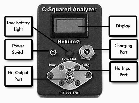 Helium Analyzer Flow Through System Instruction Manual